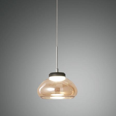 FABAS LUCE FAB-3547-40-125-01 Arabella LED Pendelleuchte Ø14cm 8W Warmweiß Amber Smartluce